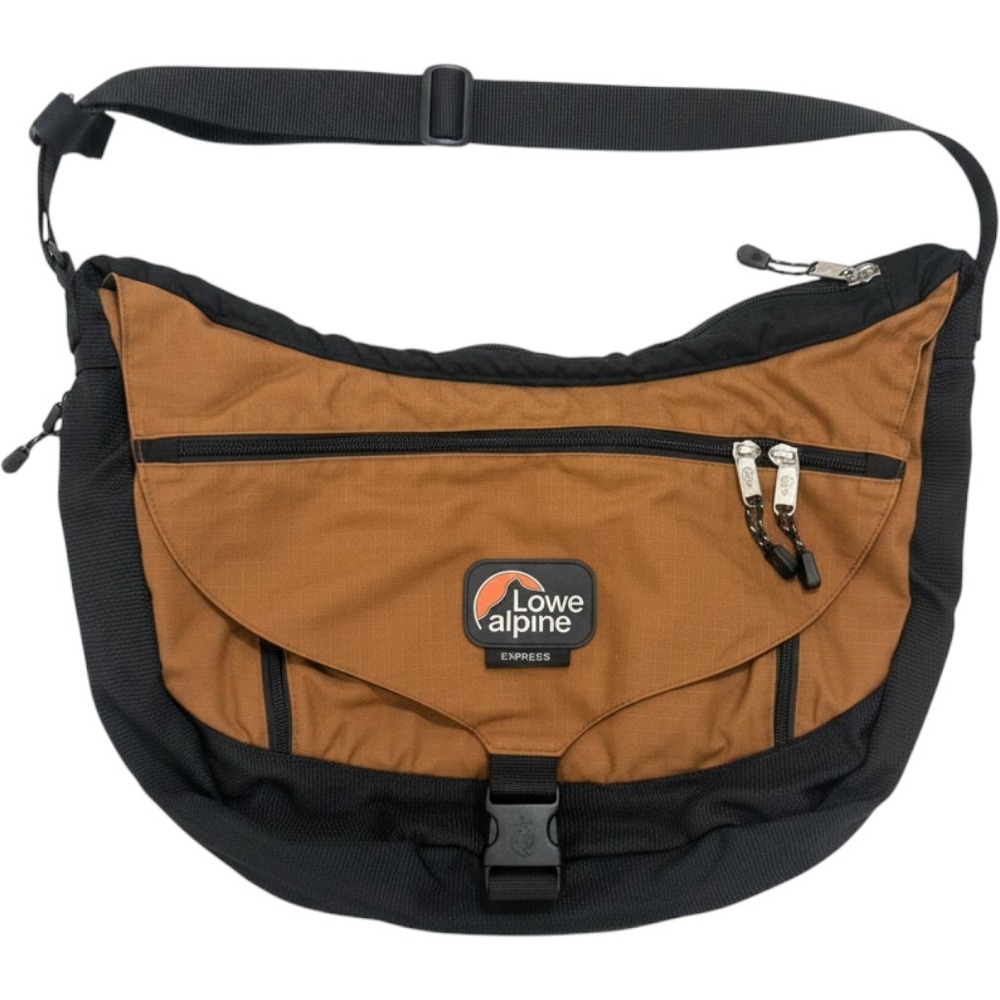 Lowe Alpine Express Messenger Bag Brown Black Large Crossbody Travel‎ Hiking